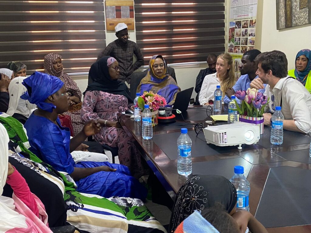 زيارة وفد GIZ لمقر الجمعية الموريتانية لمحاربة الاتكالية لتعزيز التعاون