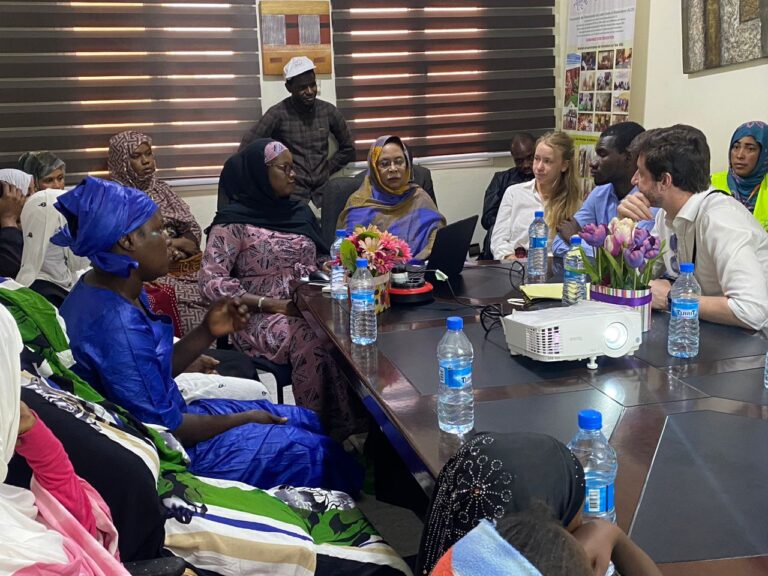 زيارة وفد GIZ لمقر الجمعية الموريتانية لمحاربة الاتكالية لتعزيز التعاون