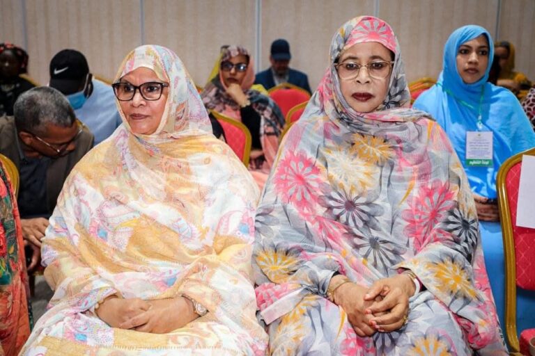 رئيسة الجمعية الموريتانية لمحاربة الاتكالية تحضر فعاليات تخليد عيد الشرطة الوطنية