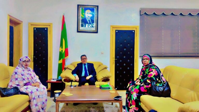 رئيسة الجمعية الموريتانية لمحاربة الاتكالية في زيارة عمل إلى ولاية نواذيبو لتعزيز الشراكة التنموية