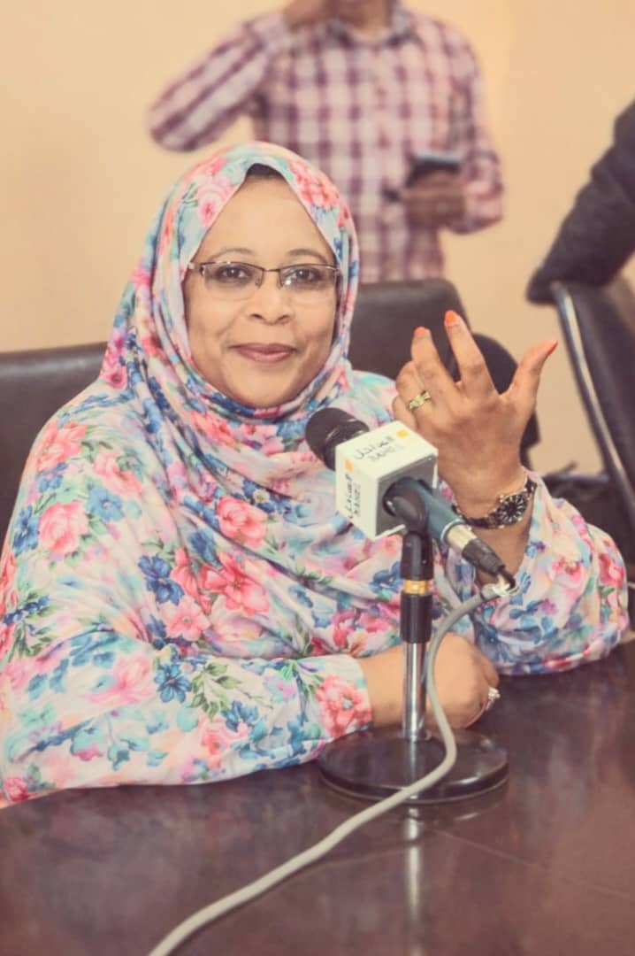 لقاءات تلفزيونية لرئيسة الجمعية الموريتانية لمحاربة الاتكالية