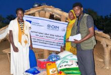الجمعية الموريتانية لمحاربة الاتكالية توزع مساعدات غذائية وإنسانية على أسر هشة في كيدي ماغا